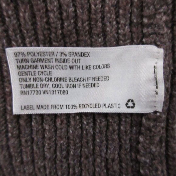 A New Day Sweater Plus Size 3X Purple Leopard Print V-Neck Knit Top Long Sleeves - Picture 8 of 10